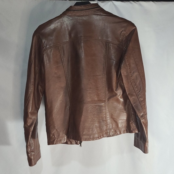 CLEO LEATHER JACKET - Picture 3 of 4